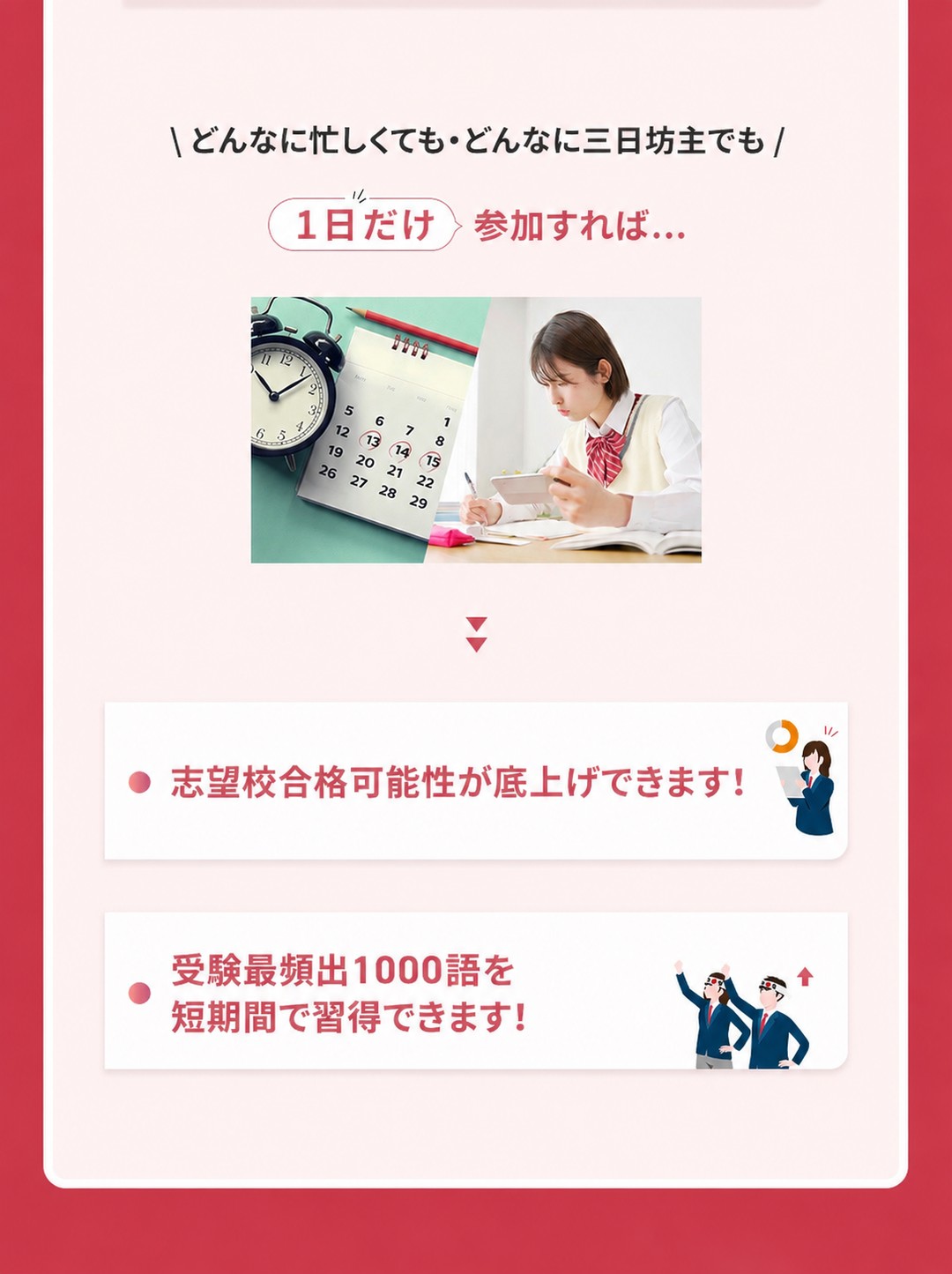 英単語を身につけるための学習方法と徹底管理の仕組み